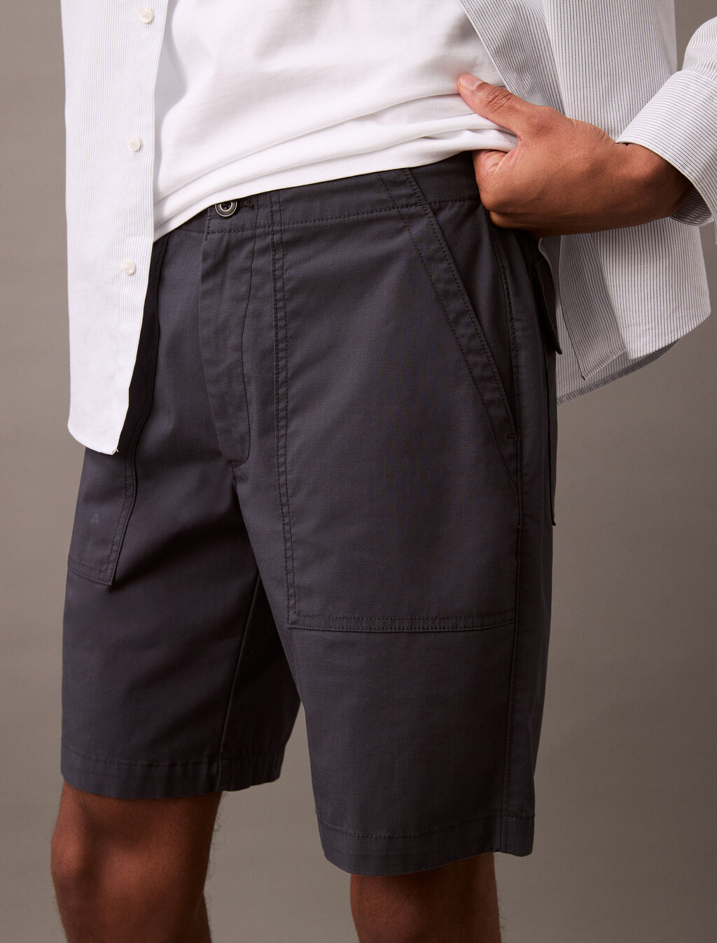 Ripstop Nylon Utility Short, India Ink, hi-res