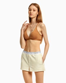 FORM TO BODY NATURAL TRIANGLE BRA, SANDALWOOD, hi-res