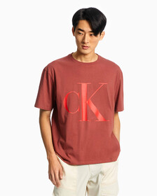 MONOGRAM RELAXED FIT TEE, APPLE BUTTER-21, hi-res