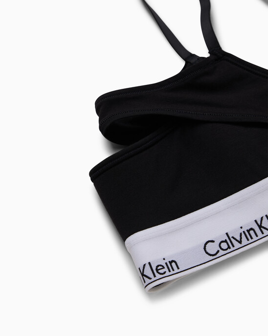Modern Cotton Deconstructed Lightly Lined Bralette
