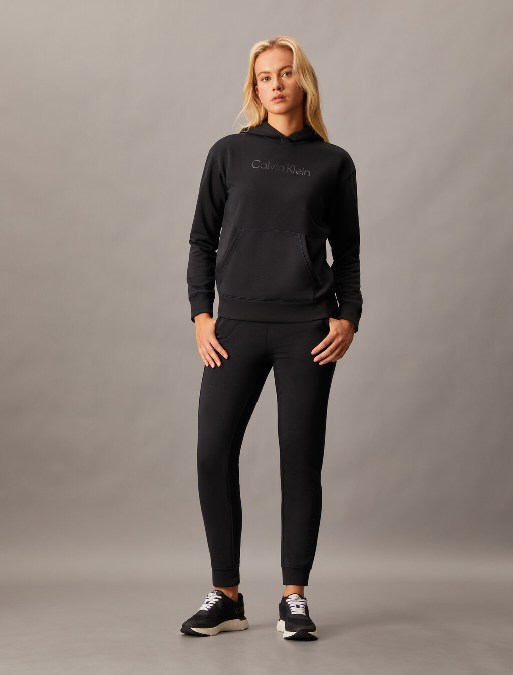 Essentials Recycled Polyester Joggers, Black Beauty, hi-res