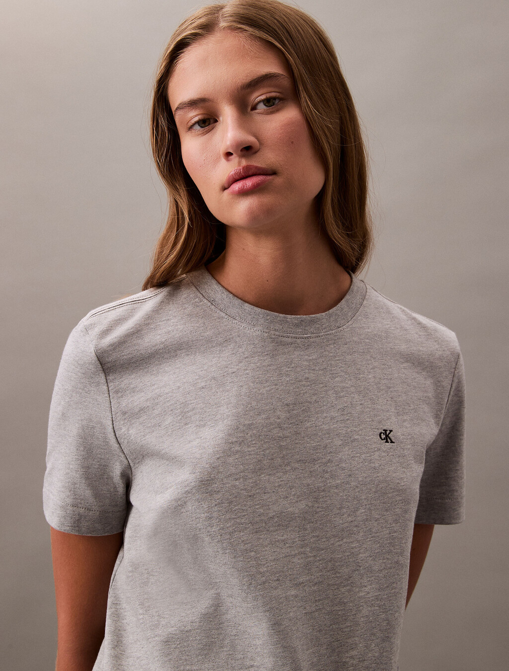 Classic Slim Tee, HEROIC GREY HEATHER CM1BK 08, hi-res