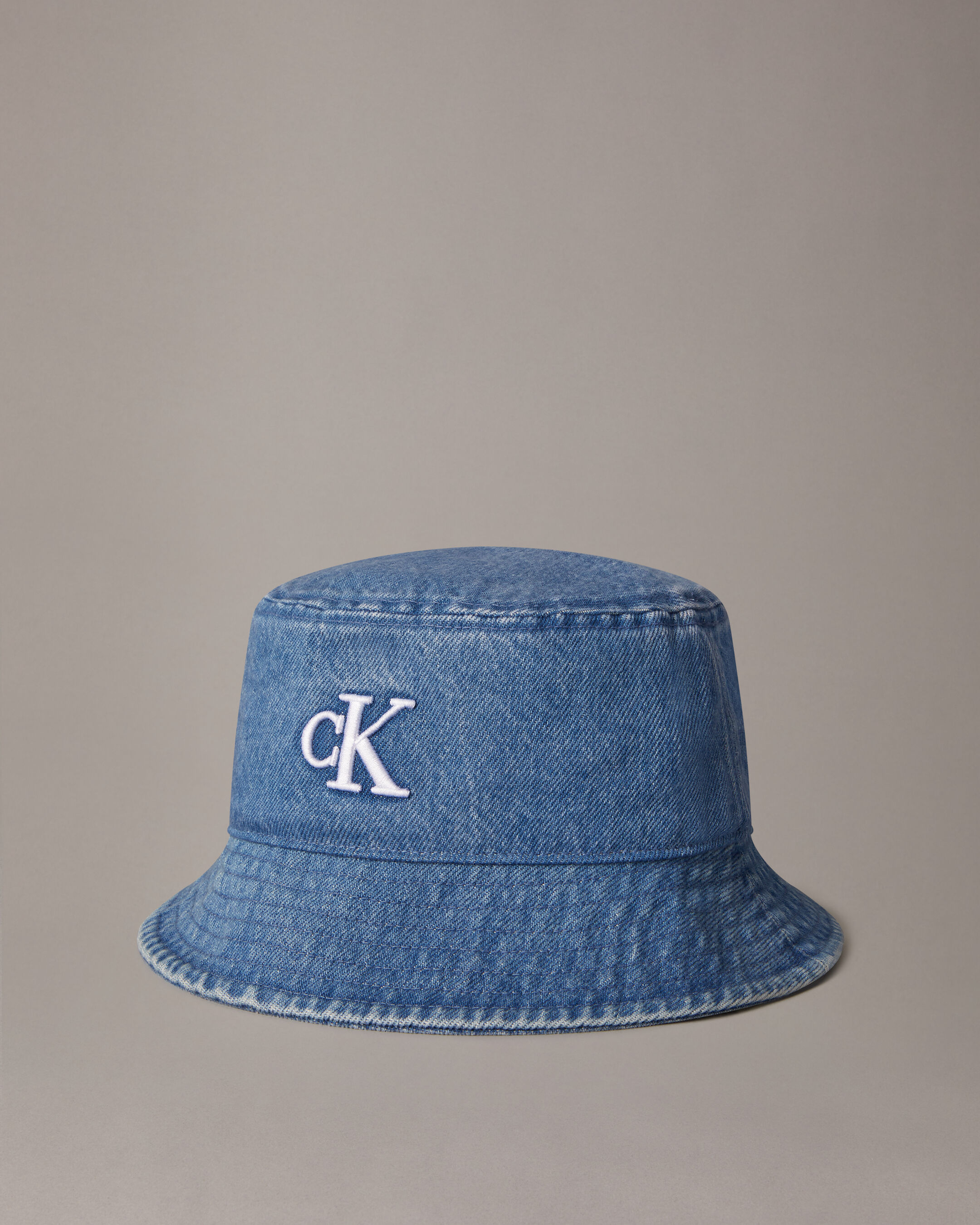 Monogram Denim Bucket Hat blue Calvin Klein Malaysia