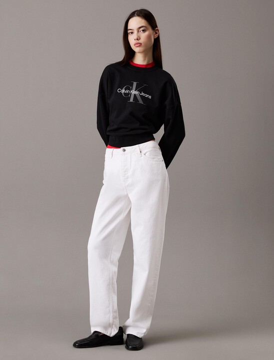 Cropped Monogram Sweatshirt