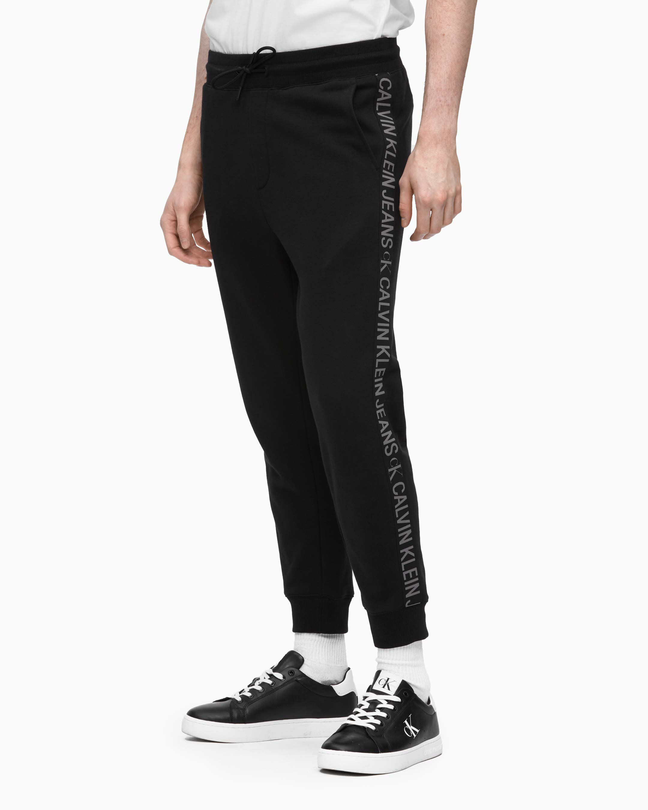 Logo Jacquard Sweat Pants black Calvin Klein Malaysia