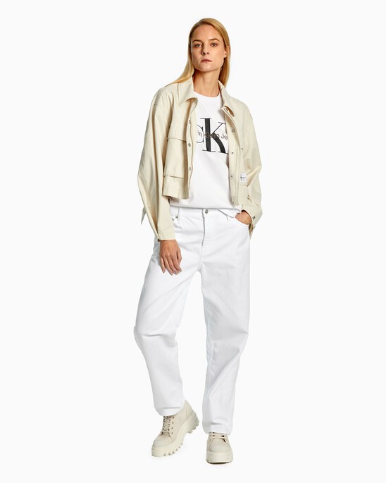 90S STRAIGHT WHITE JEANS