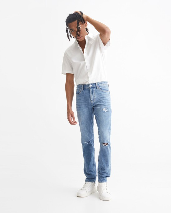 LOGO PIPING RELAXED SHIRT