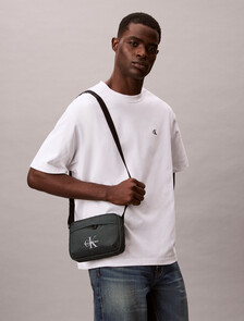 Bold Logo Nylon Camera Bag, Dark Teal, hi-res