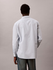 Relaxed Oxford Cotton Shirt, Plein Air, hi-res