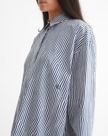 CK Khakis Stripe Shirt Dress, Crayon Blue, hi-res