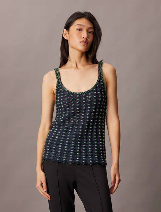 Crochet Beaded Tank Top