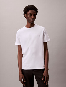 Solid Liquid Touch Crewneck Tee, Brilliant White, hi-res