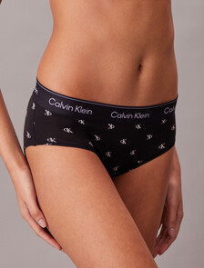 Icon Cotton Hipster Briefs, DIAMOND LOGO BLACK, hi-res