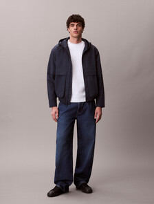 Hooded Ripstop Windbreaker, Blue Nights, hi-res