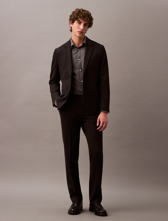 Slim Wool Gabardine Trouser