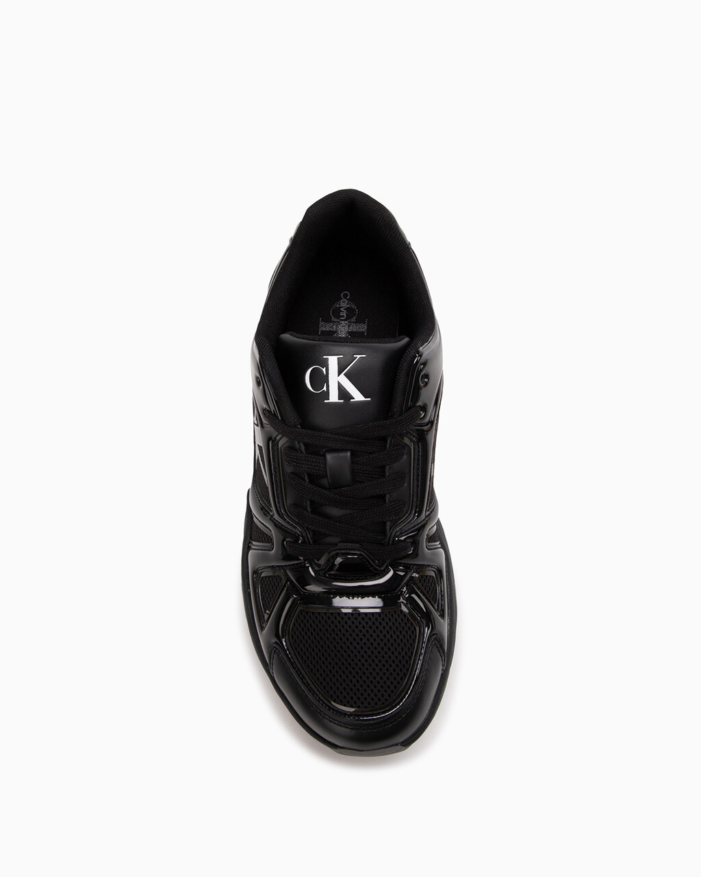 Varese Chunky Lace-up Trainers, TRIPLE BLACK, hi-res