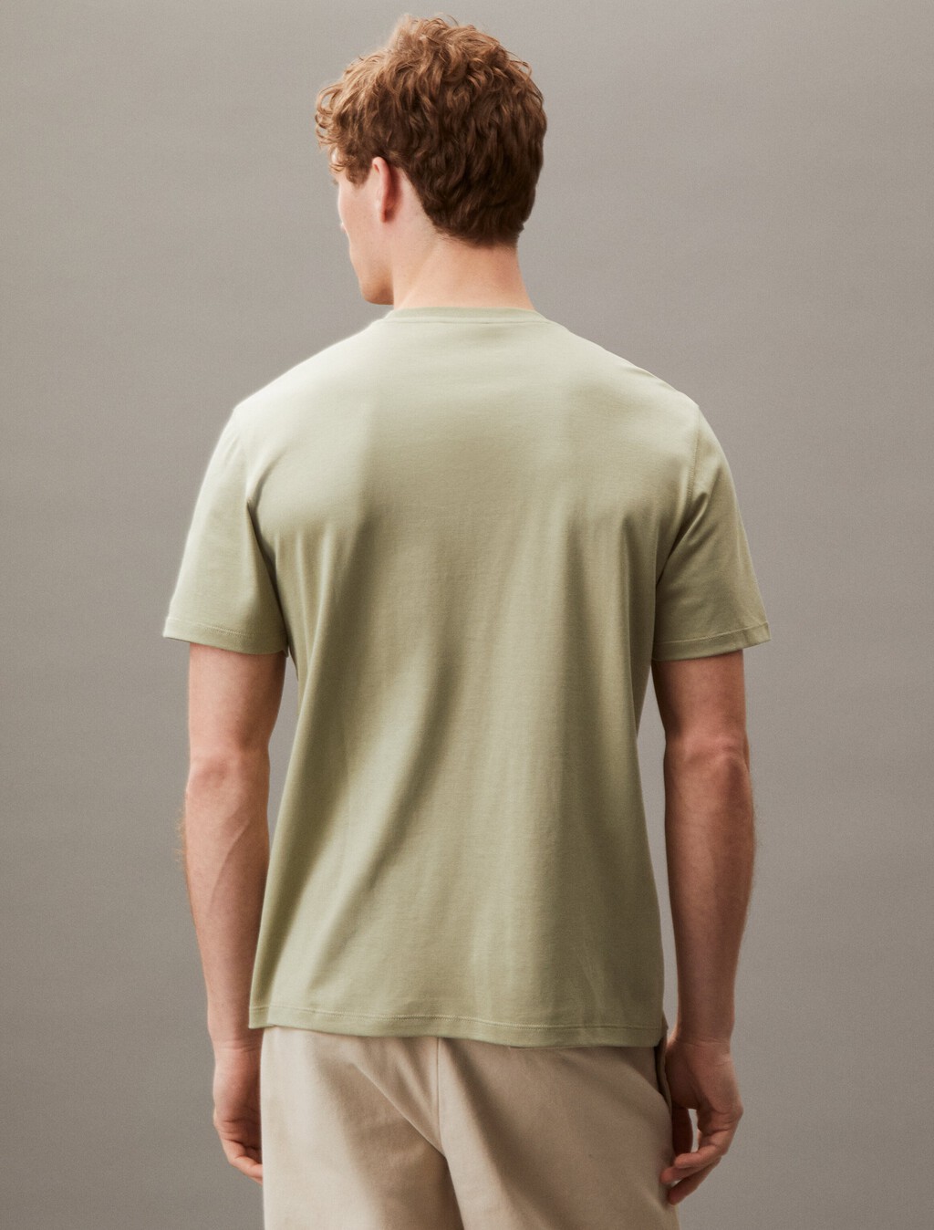 Luxury Cotton T-shirt, Tea, hi-res