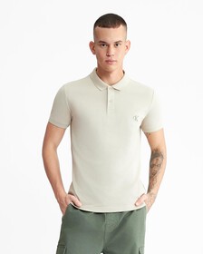 Slim Polo Shirt, Plaza Taupe, hi-res