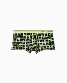 CK ONE PRINT MICRO LOW RISE TRUNKS, Cut Up Logo Print+Energy, hi-res