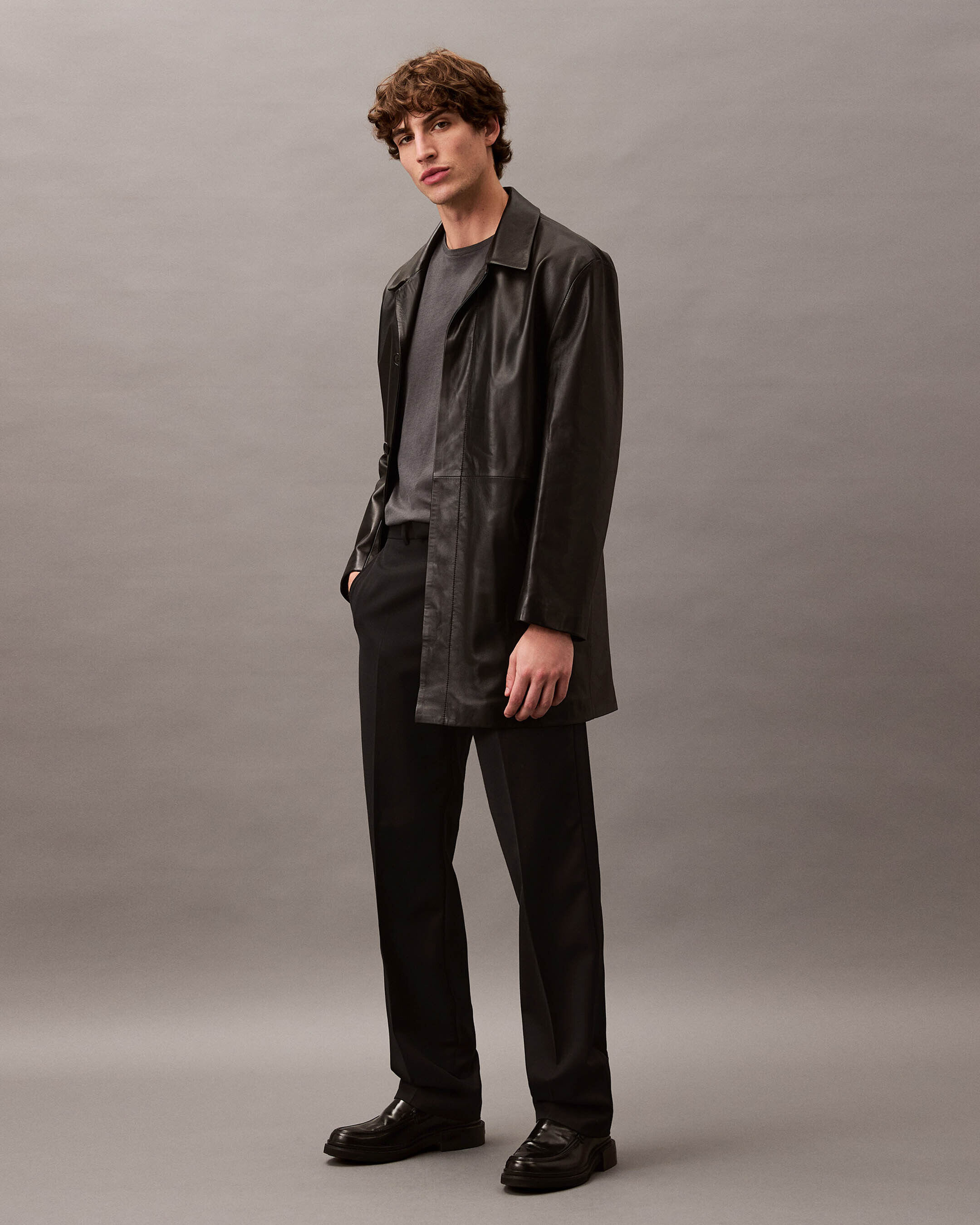 Calvin klein men's dress coat discount
