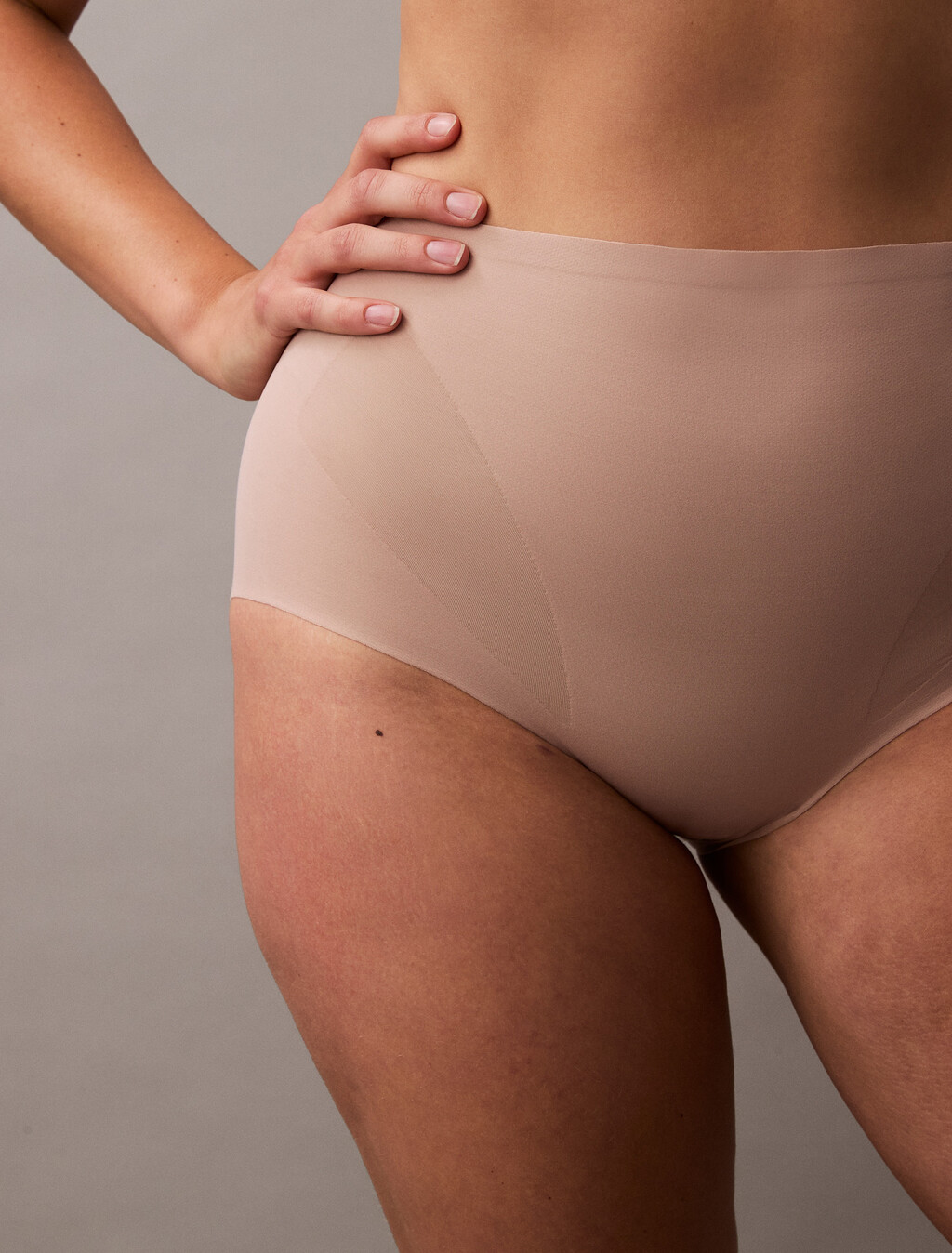 Stay-Put Stretch Brief, Cedar, hi-res