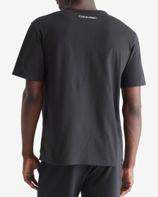 CALVIN KLEIN 1996 SLEEP CREW NECK TEE, Black, hi-res