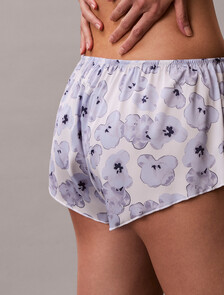 Satin Boy Shorts, BUTTERCUP FLORAL HARBOUR LIGHT, hi-res