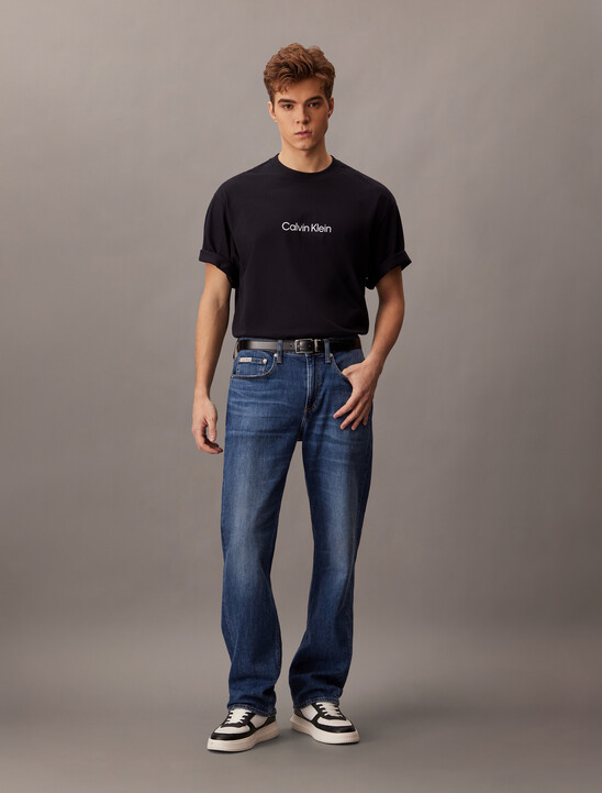 Calvin Logo Crew Neck Tee