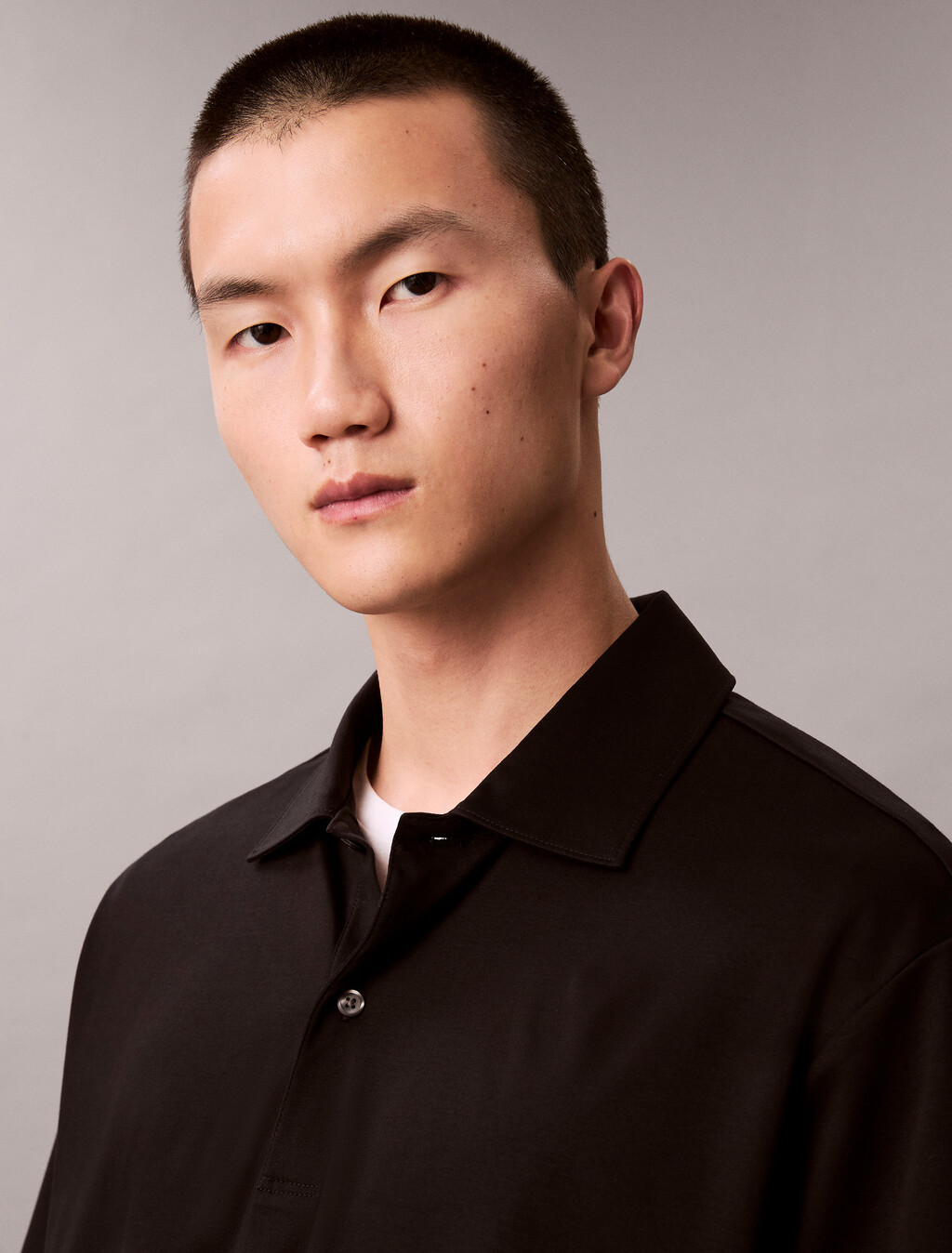 Premium Cotton Polo, Black, hi-res