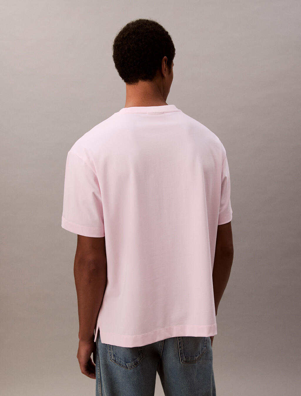 Cooling Jersey Relaxed Logo Tee, Tender Touch, hi-res
