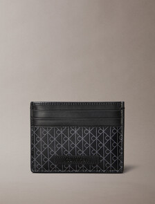 Allover Monogram Logo Card Holder, Black_, hi-res