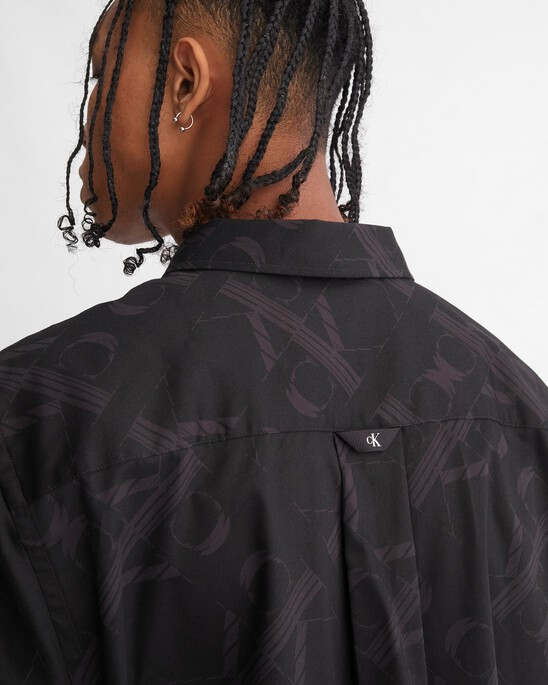 PREMIUM MONOGRAM RELAXED SHIRT