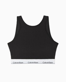 Modern Cotton Lightly Lined Bralette, Black, hi-res