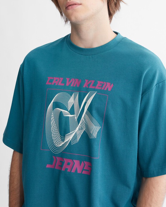 3D Future Fade Logo Organic Cotton Tee