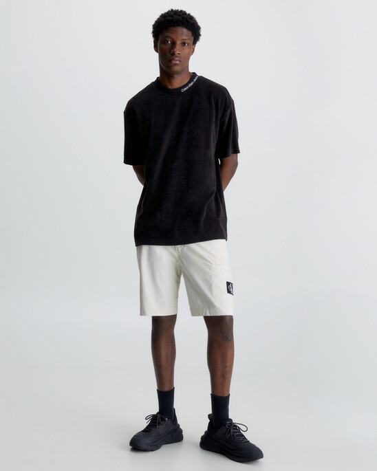 Relaxed Towelling T-Shirt