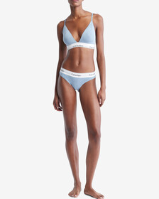 MODERN COTTON LIGHTLY LINED TRIANGLE BRA, Iceland Blue, hi-res