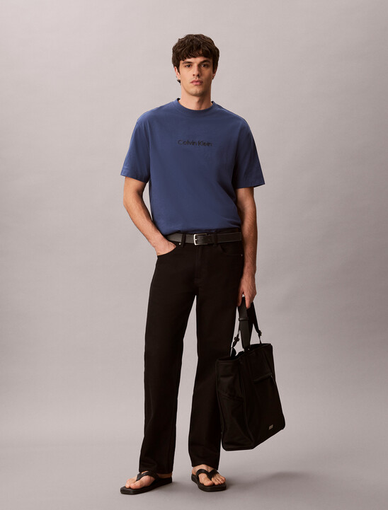 Calvin Logo Crew Neck Tee