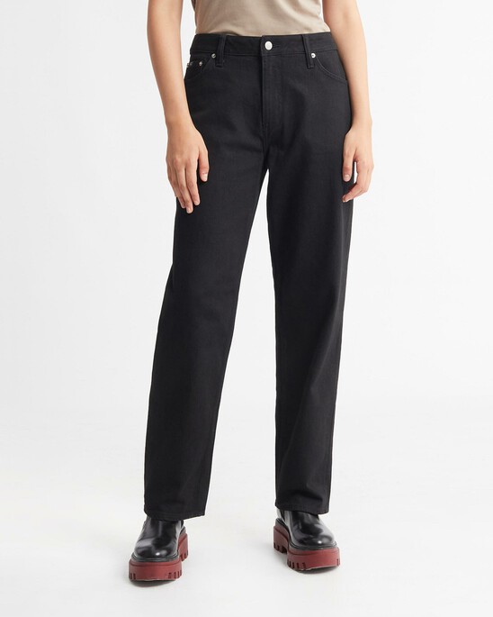 90S STRAIGHT BLACK ARCHIVAL JEANS