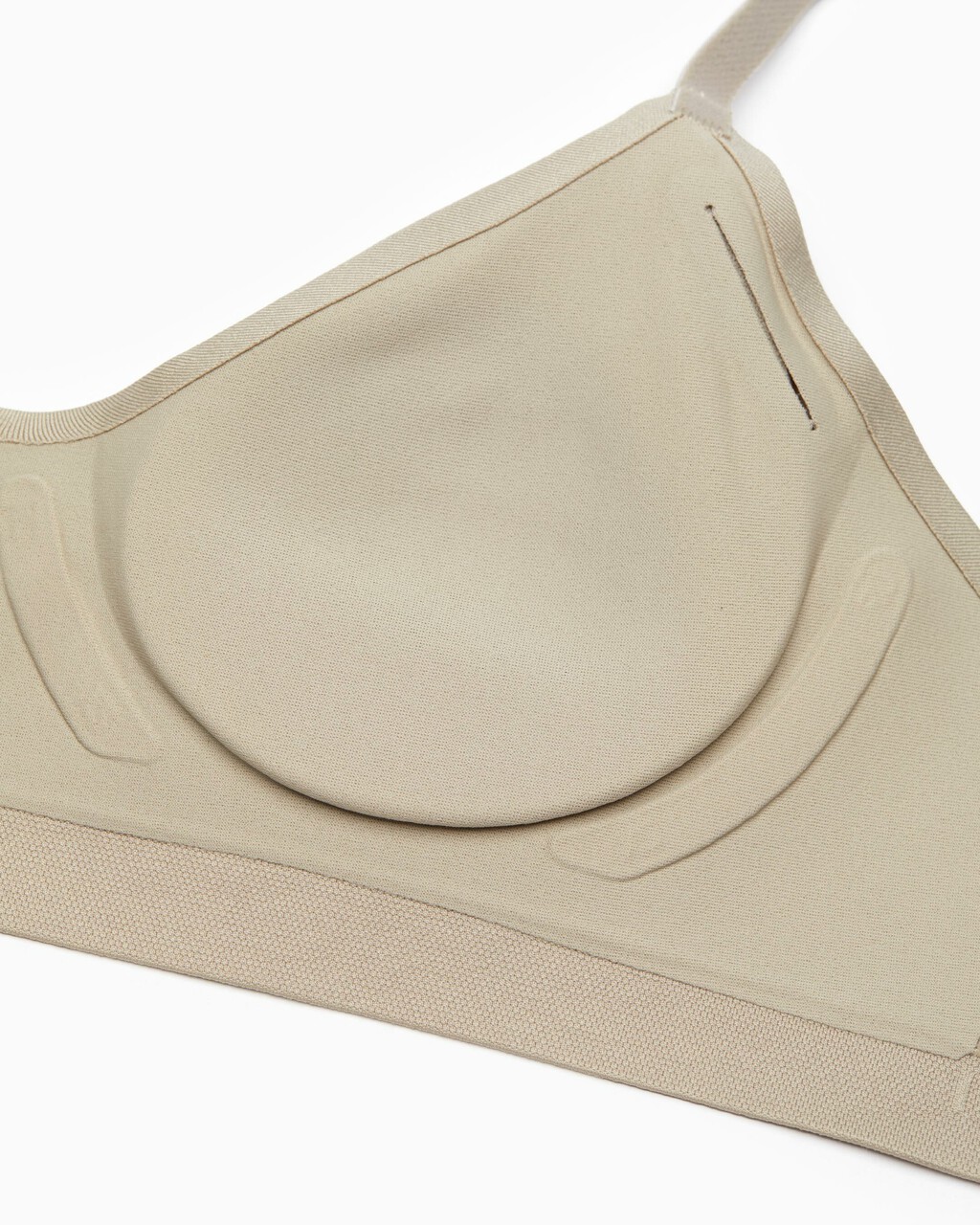 BONDED FLEX LIGHTLY LINED BRALETTE, Winter Linen, hi-res