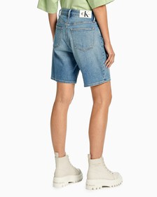 BERMUDA MOM SHORTS, Denim Medium, hi-res