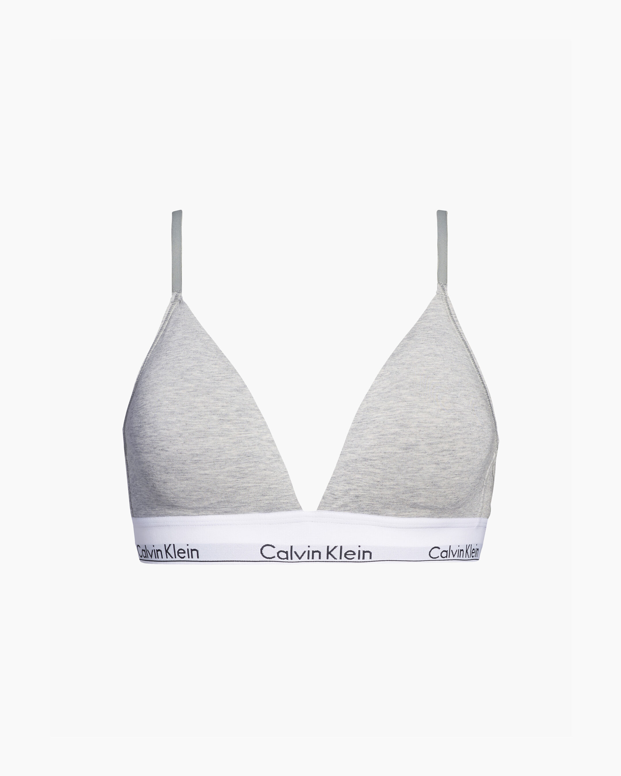 Calvin klein modern new arrivals cotton grey triangle bra