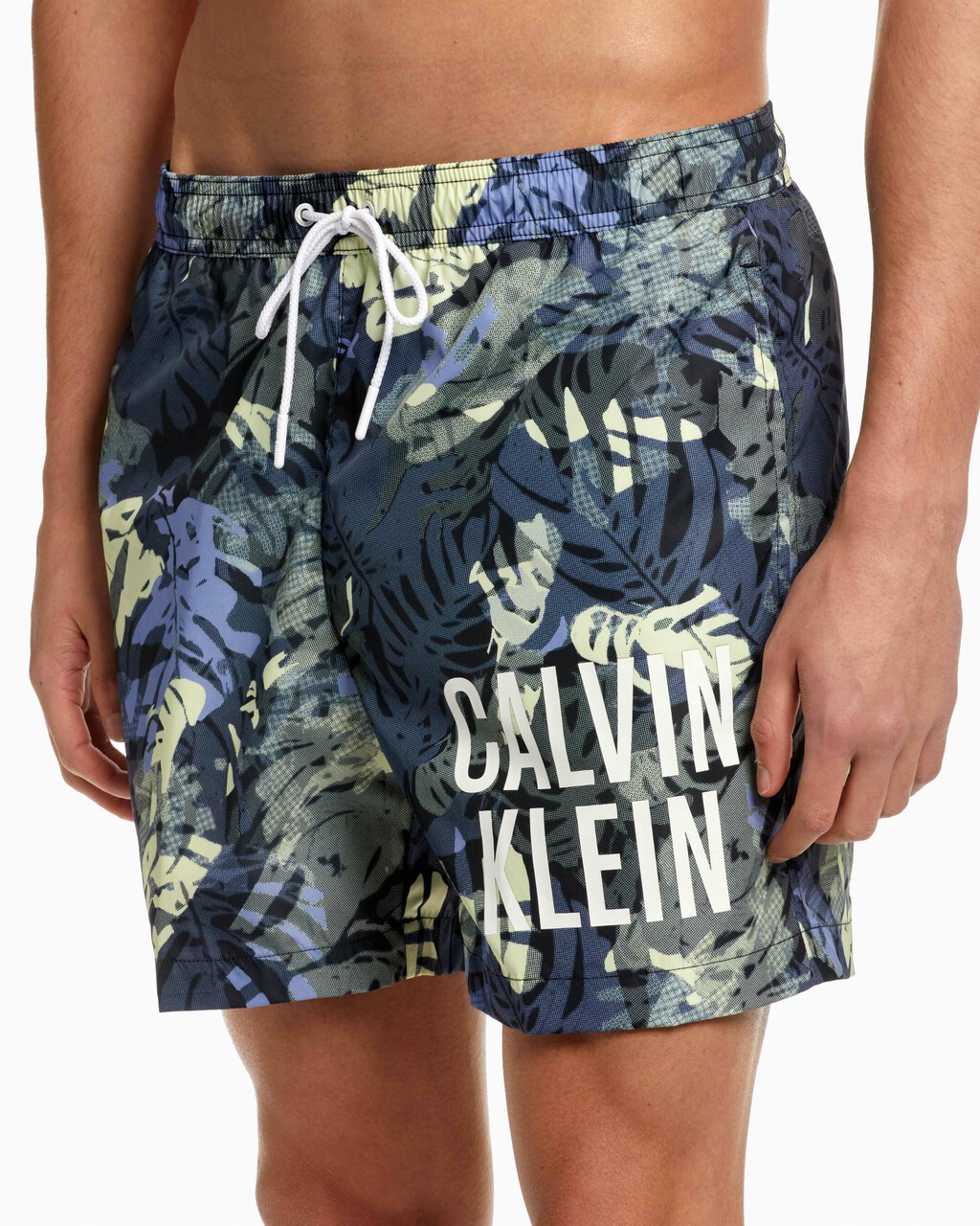 Intense Power All Over Print Medium Shorts, Jungle Leaf Dreamy Aop, hi-res