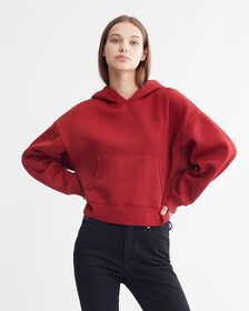 Archive Logo Fleece Hoodie, Sun Dried Tomato, hi-res