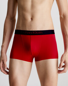 CK Black Low Rise Trunks, Rouge, hi-res