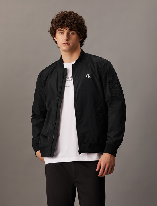 Nylon Bomber Jacket