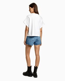 LOGO CREWNECK SWEATSHIRT, Bright White, hi-res