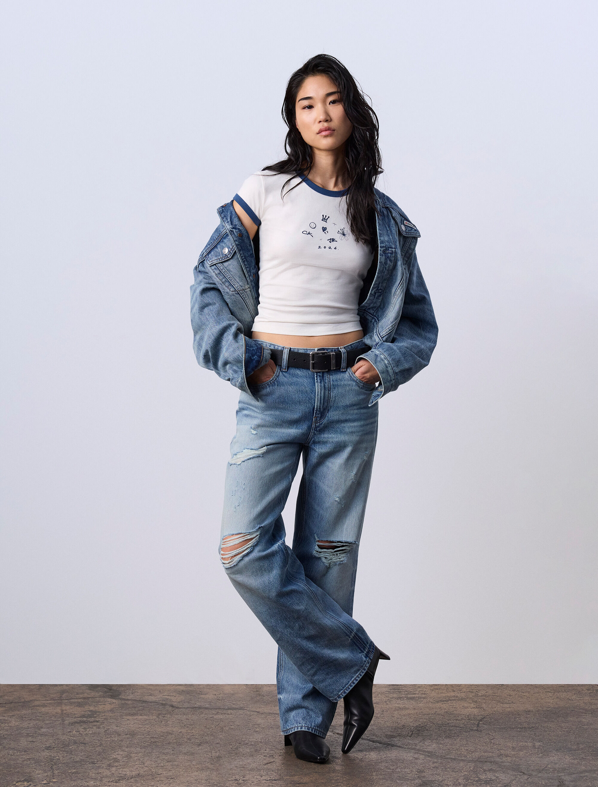 Jung Kook for Calvin Klein 90s Straight Jeans | blue | Calvin