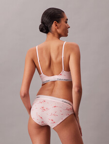 Bikini Briefs - Icon Cotton Modal, Festival Small Horizon Pink, hi-res