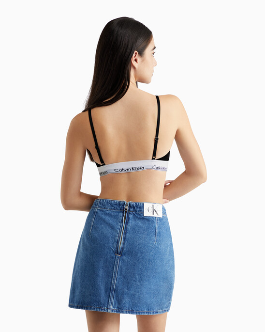 Modern Cotton Deconstructed Lightly Lined Bralette