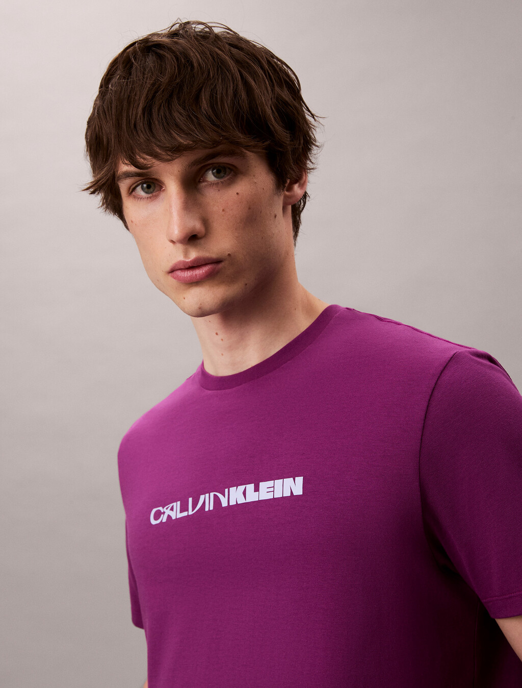 Bold Logo Graphic Relaxed T-Shirt, Purple Phlox, hi-res